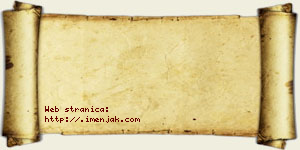 Janko Čenedić vizit kartica